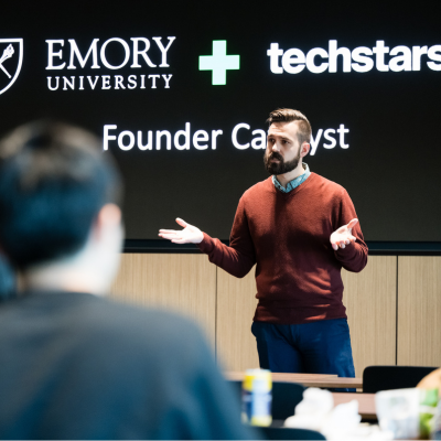 Ben Presenting Techstars Emory Founder Catalyst to Bioentrepreneurship Networking Group