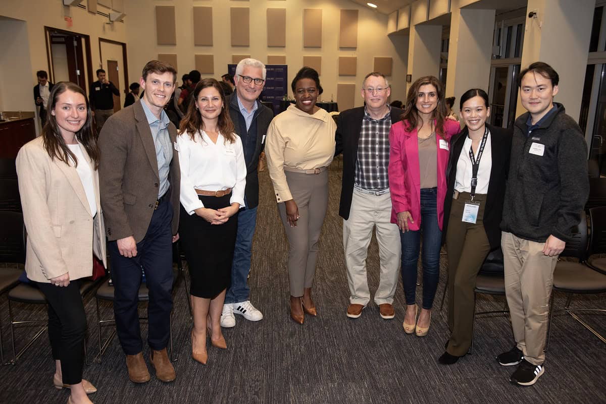 group photo of 2024 fellows with nine people